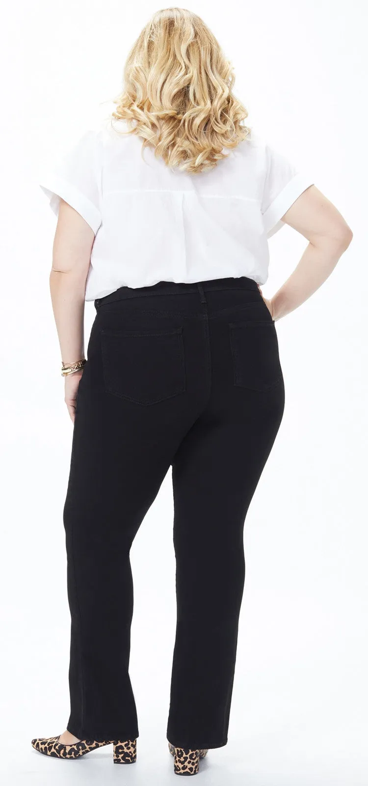 Barbara Bootcut Zwart Premium Denim (Plus) | Black