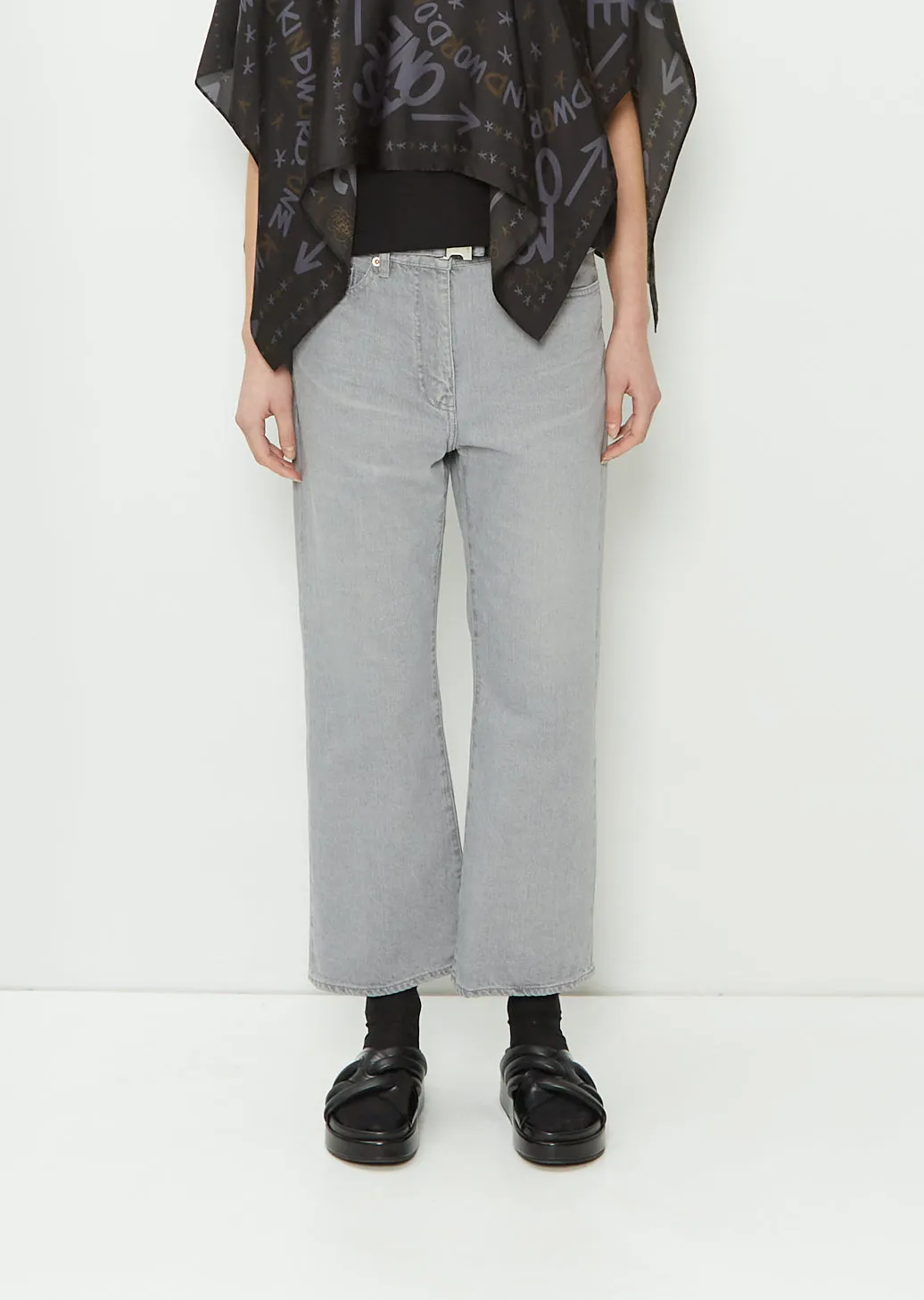 Boot Cut Denim Pants