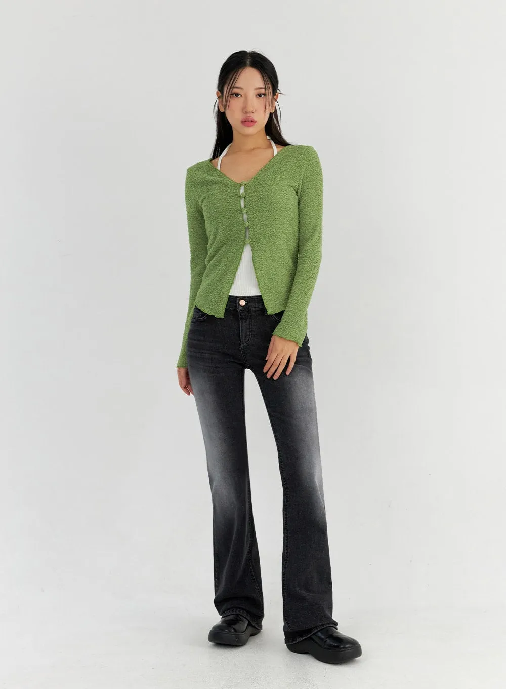 Bootcut Washed Jeans CO325