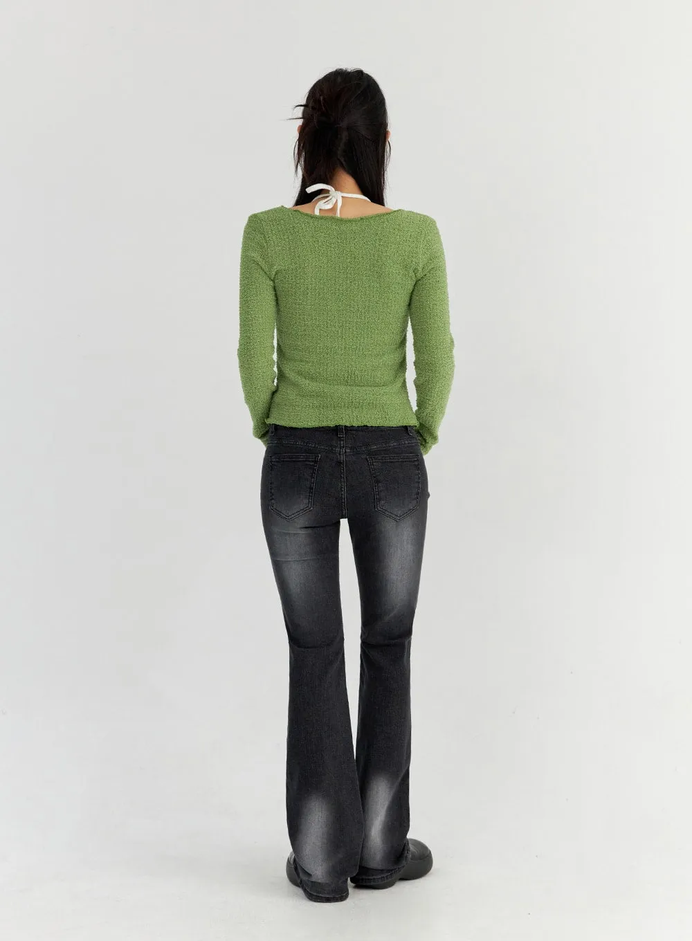 Bootcut Washed Jeans CO325