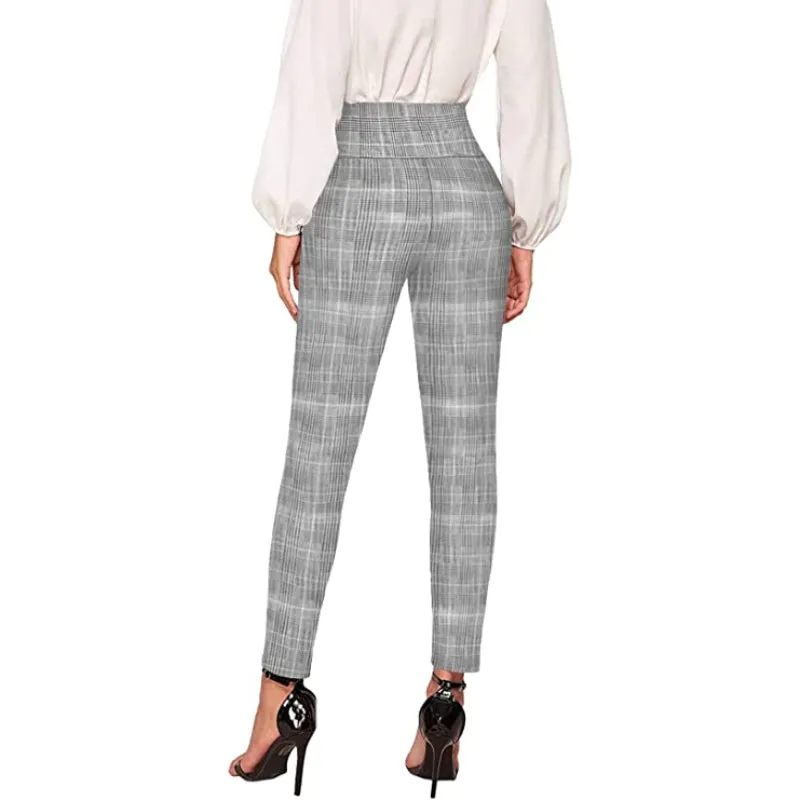 Regular Fit Office Skinny Leggings With Print For Women