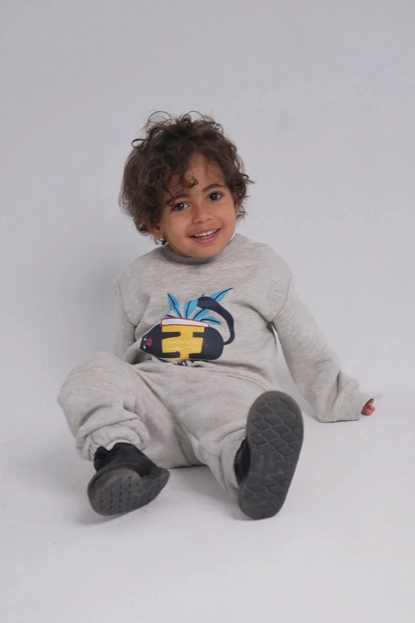 Unisex Light Grey Sweatpants